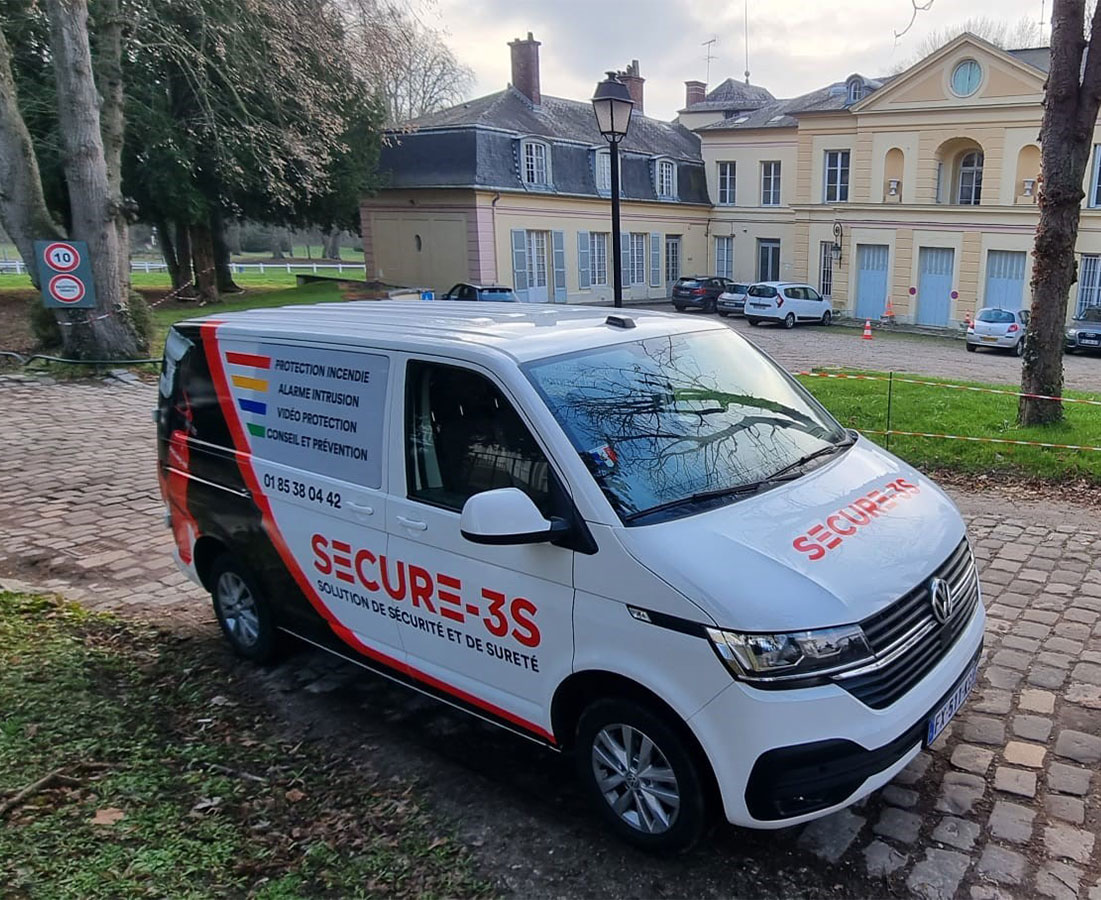 Logotage du camion Secure 3s